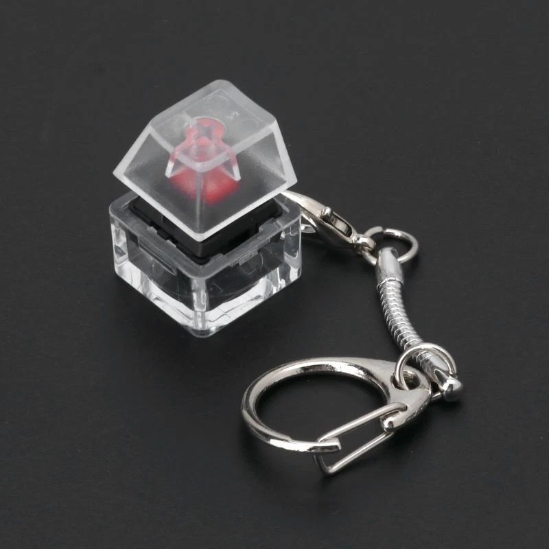 1-Key Mechanical Keyboard with Transparent Keycap for Switch Tester and Key Testing
