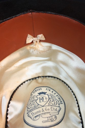 Cappello vintage Dunn & Co "Austrian" velluto nero taglia small 6 3/4 54 revival - Foto 14 di 19