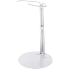Kaiser 2701 White Adjustable Doll Stand, for 12-17 inch Chubby Waist Dolls/Bears