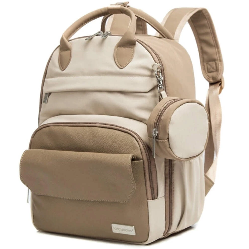 Keababies Diaper Bag Backpack with Changing Pad