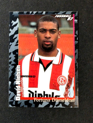 FORTUNA 95 DÜSSELDORF Panini Fussball 96/97 David Nielsen Nr.338