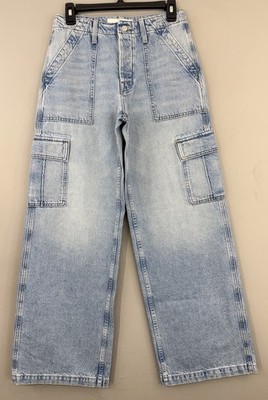 Mother Superior Jeans Women s 26 The Spinner Cargo Nerdy / Lets Bounce (read)
