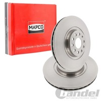 2X Mapco Bremsscheiben 340Mm BelÜFtet Vorne Passend FüR Audi A3 Q2 Q3 Tt Cupra A