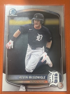 2025 Bowman Draft Chrome Kevin McGonigle Prospects Refractor #BDC-59 Tigers