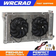 Aluminum Radiator Shroud Fan For 1967-1972 1971 1970 1969 68 Chevy Pickup Truck Aluminum Radiator Shroud Fan For 1967-1972 1971 1970 1969 68 Chevy Pickup Truck