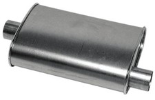 Deep Performance Muffler with 2.25 Inlet and Offset Outlet Connection