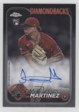 2024 Topps Chrome Rookie Auto Justin Martinez #RA-JMA Auto 0xi8