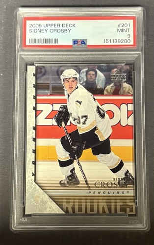 2005 Upper Deck Sidney Crosby #201 PSA 9