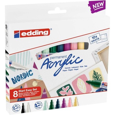 edding Acrylmarker/8S Starter Set nordic