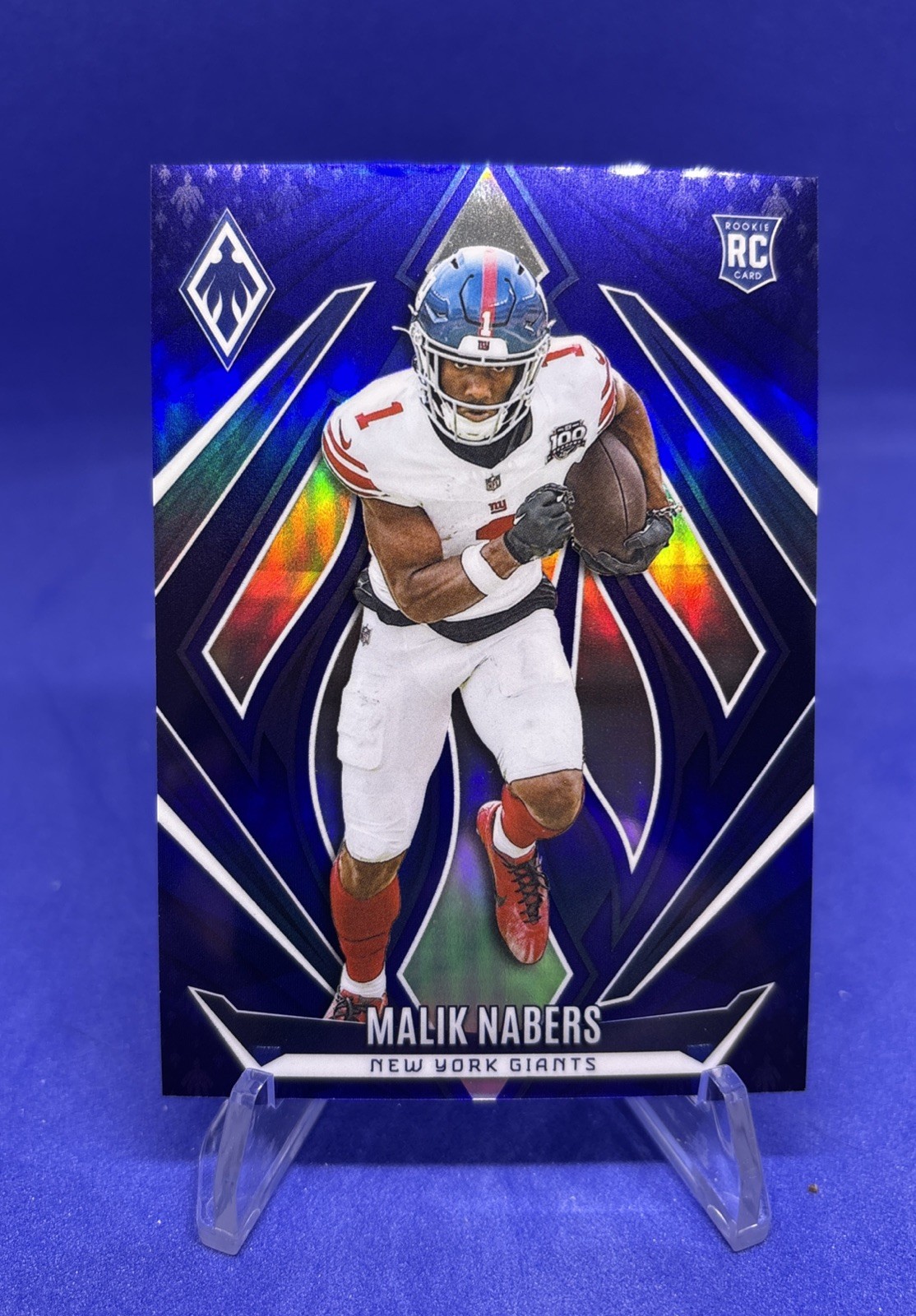 2024 Panini Phoenix - Rookies Malik Nabers #221 Blue /50 (RC)