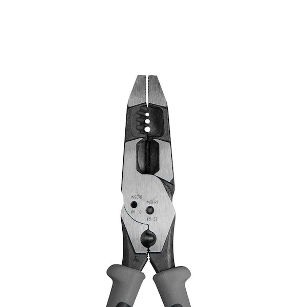 Klein Tools J215-8Cr 8 In Linemans Plier High Leverage W/ Wire Crimper, Steel - Image 3 of 4
