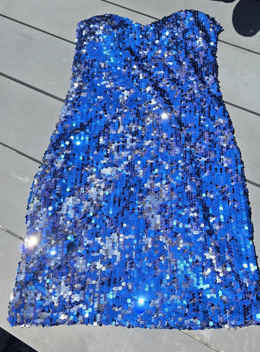 as you wish dress sequin Custom Oyemwen Sequin High Slit Birthday Dress M