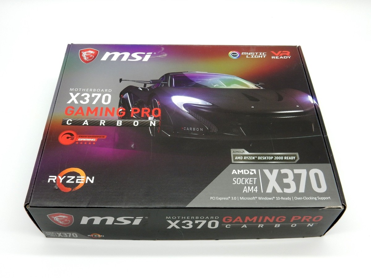 MSI X370 GAMING PRO CARBON Socket AM4 Motherboard