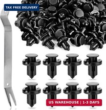 Xislet 120 Pcs Honda Bumper Clips POM 91503-SZ3-003 Compatible with Honda Acura