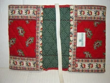 Vera Bradley Small Book Cover Apple Red Pattern