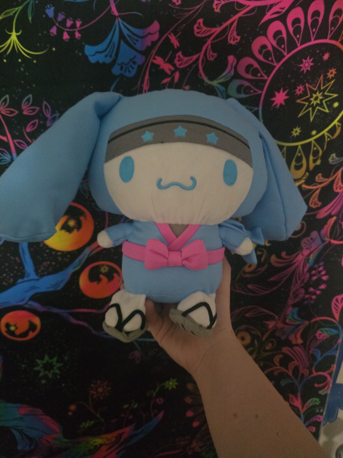Sanrio Cinnamoroll Ninja Costume Mascot Plush Toy Doll