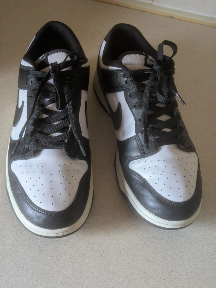 Size 10 - Nike Dunk Low Black White, photo 1 of 5