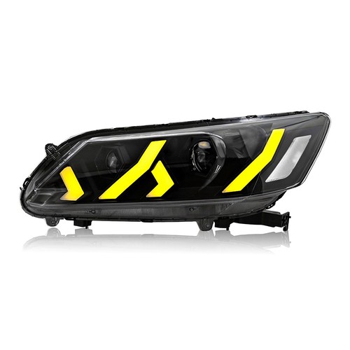 Faros LED secuenciales para Honda Accord sedán 9ª generación 2013-2015 luces delanteras*2 - Imagen 18 de 21