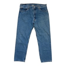 Vintage Y2K Levi's 501 Jeans Mens 36x29 Actual USA Medium Wash Button Fly