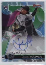 2020 Bowman's Best of Green Refractor /99 Jordan Yamamoto #B20-JY Auto 2f9