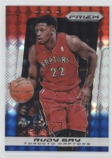 2013-14 Panini Prizm Red White & Blue Mosaic Prizm Rudy Gay #142 0b3