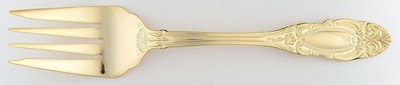 Wallace Silver Grand Duchess  Cold Meat Serving Fork 8461387