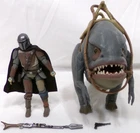 Star Wars Vintage Collection Blurrg & The Mandalorian 3.75" Figure Set Complete