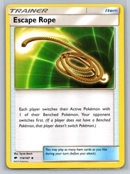 Escape Rope 114/147 Burning Shadows Uncommon Trainer