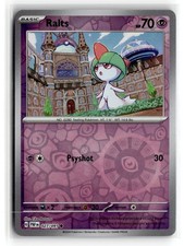 Pokemon: SV: Paldean Fates Ralts #027/091 Common,Reverse Holo .P2N