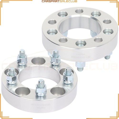 2 Pcs 1.25" 5x4.5 1/2" Studs Wheel Spacers For Ford Mustang Edge - Picture 2 of 10