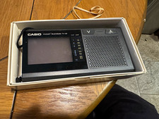 Casio TV-20 Pocket Portable TV  tested and working  batteries included 