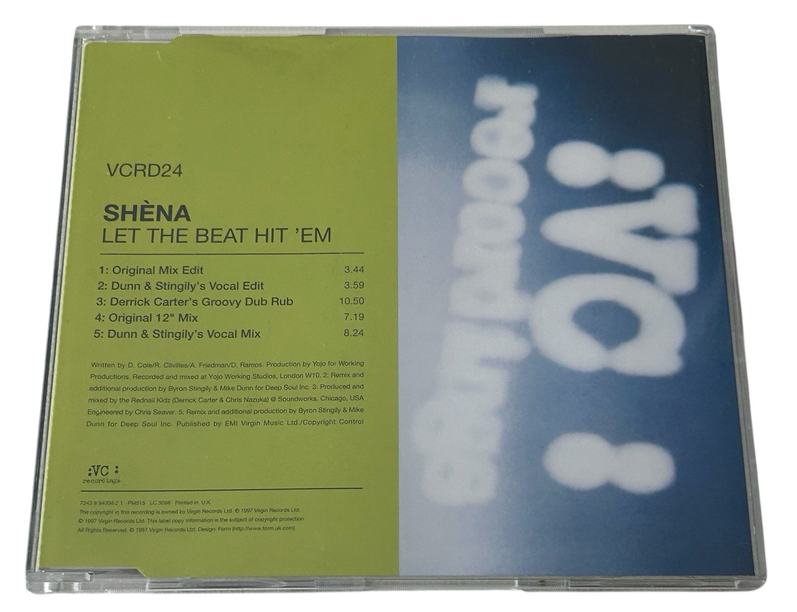 Shena Let The Beat Hit Em CD Single Banging Tune Dance House Music