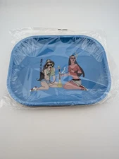 Smoke Arsenal Premium Metal Rolling Tray Jasmine Hookah Get High Ashtray New