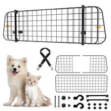 Hundegitter-Auto Trenngitter Kopfstütze Autogitter Hundekäfig verstellbar Gitter