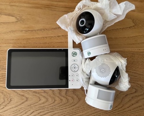 LeapFrog LF920HD 7in HD 2-Camera Pan & Tilt Baby Monitor (Voice & Picture)