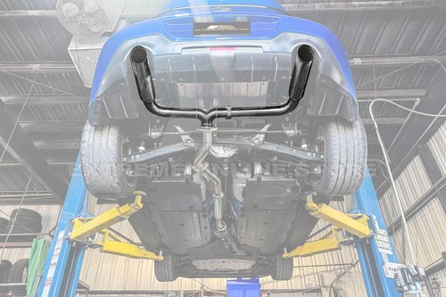 For 22-Up Toyota GR86 Subaru BRZ BOSO Style Muffler Delete Axle Back Exhaust - Picture 2 of 24