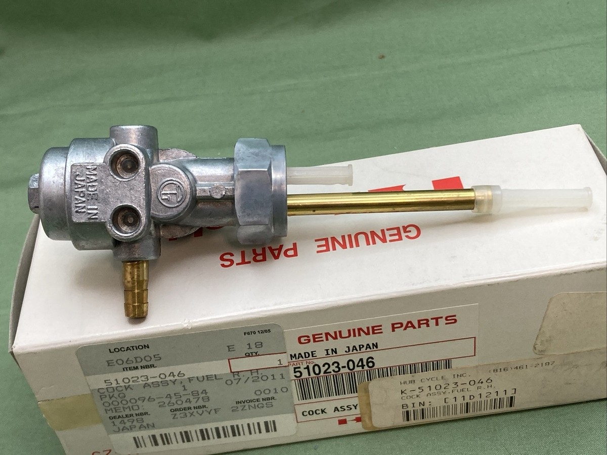 69 Kawasaki W2tt W2 W1 SS TT Commander 650 OEM Petcock Fuel Shut