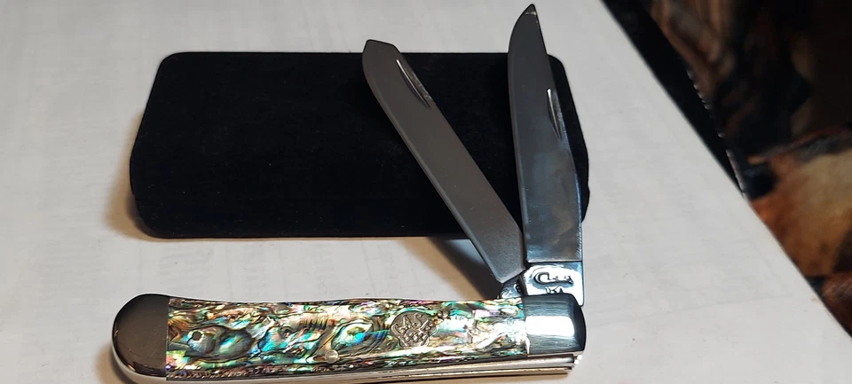 Case Xx Abalone Knife With Clam Shell Shield - Image 4 of 4