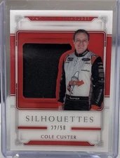2021 Panini National Treasures Silhouettes  /50 Cole Custer #S-CC