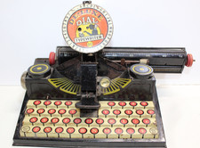 Marx Deluxe Dial Typewriter 1930s Tin Litho Toy Office thumbnail