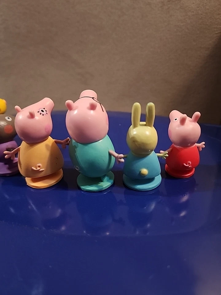 Lote de 7 figuras de la familia Peppa Pig 2003 Foto 4 de 4