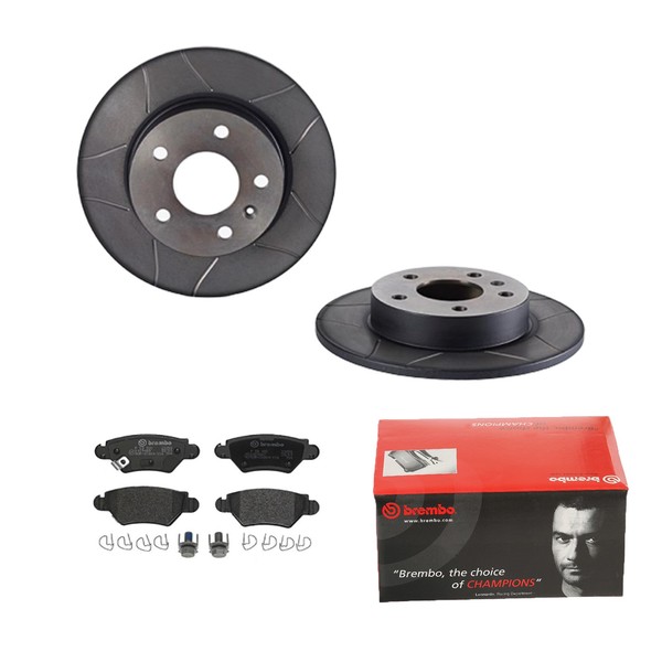 Brembo Bremsscheiben Ø264MM + BremsbelÄGe Hinten FÜR Opel Astra G Zafira A MK-image