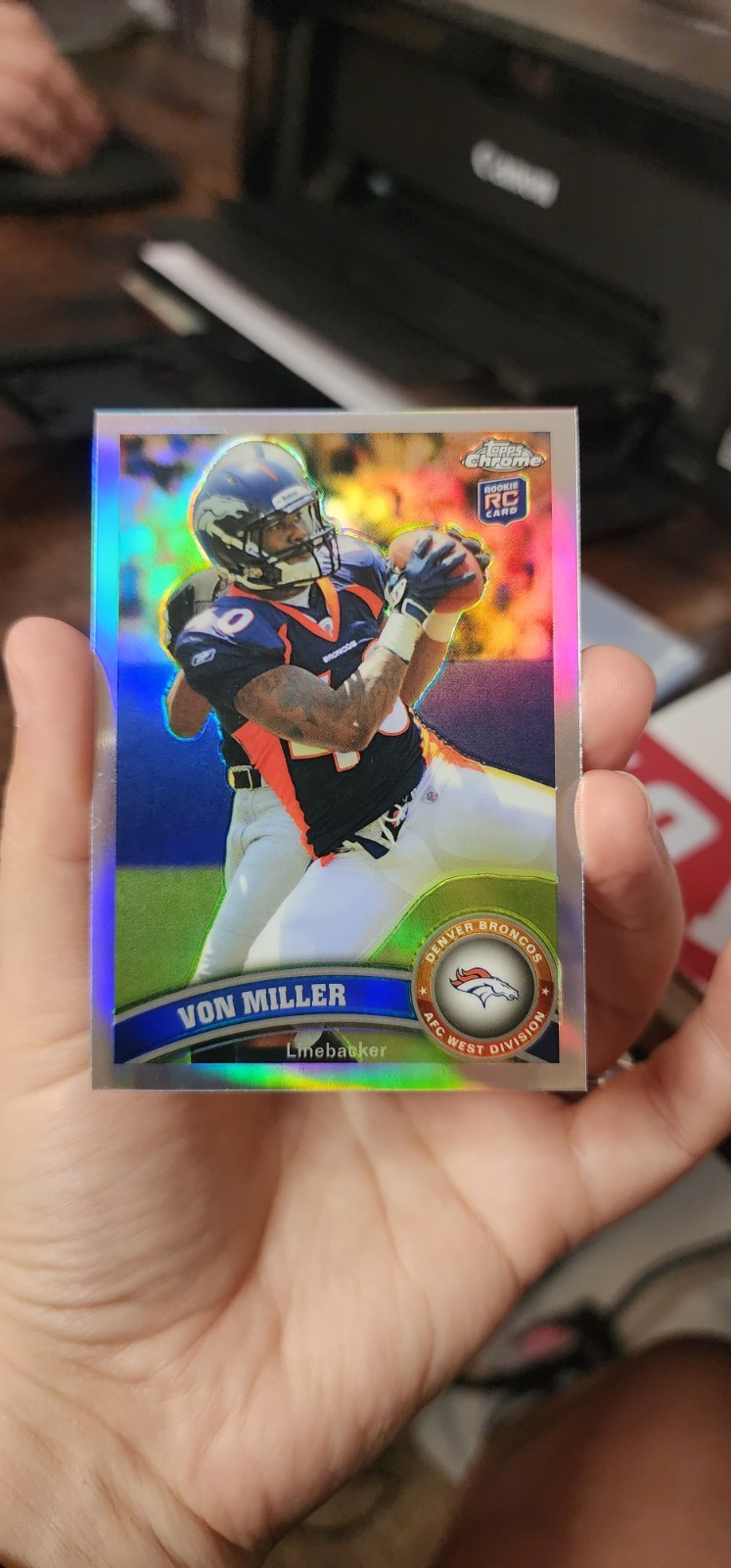 2011 Topps Chrome - Von Miller #212 Refractor (RC)