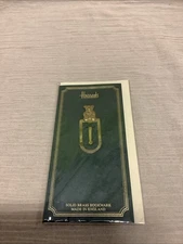 Harrods Knightsbridge Teddy Bear Solid Brass Bookmark England