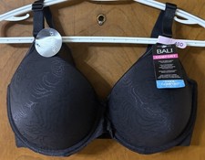Bali Comfort Front Close Shaping Underwire Bra Style DF3P66 Size 40D Black NWT