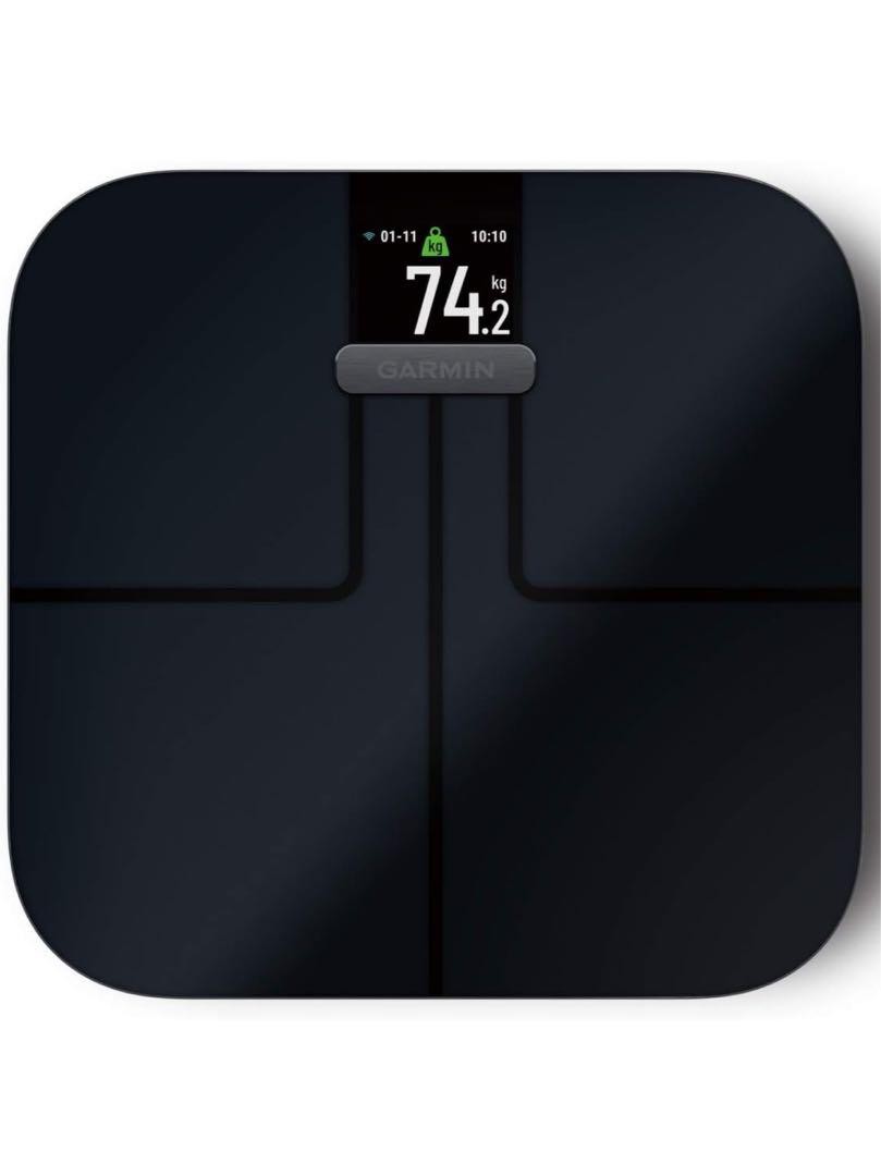 Garmin Index S2 Smart Scale with Body Fat BMI Monitor in Black - Pre-Owned