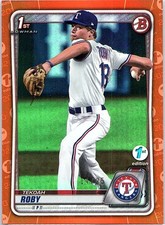 2020 Bowman 1st Edition - Tekoah Roby #BD-76 Orange /25 (RC)