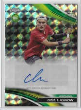 2025 Topps Chrome Tennis Raphael Collignon Geometric Refractor Auto Autograph B