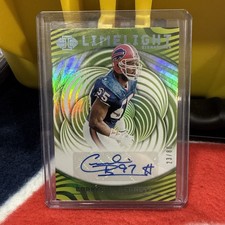 2023 Panini Illusions Limelight Signatures #LS-CB Cornelius Bennett 23/80 Auto