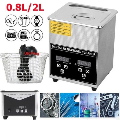 Digital Ultrasonic Cleaner Timer Watch Jewellery Coins Cleaning Machine ...